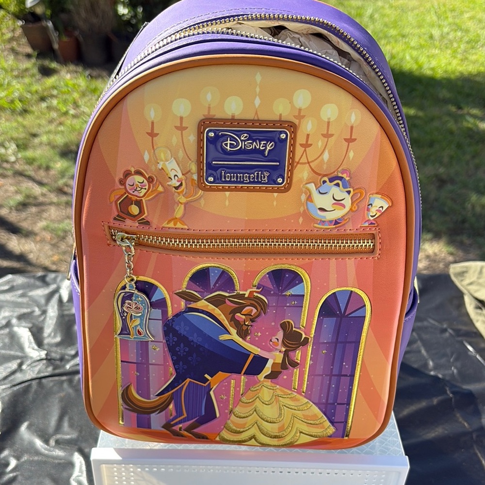 Disney Loungefly Beauty and the Beast Backpack